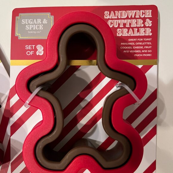 Sandwich Cutter & Sealer  /‎ Cookie Cutters (2 packs / 2  per pack) NEW. (h/x) - Picture 7 of 7